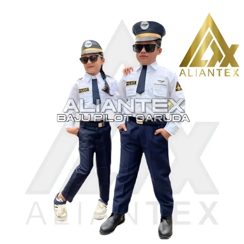 ALIANTEX - Baju Pilot Garuda anak ( Tangan Panjang )