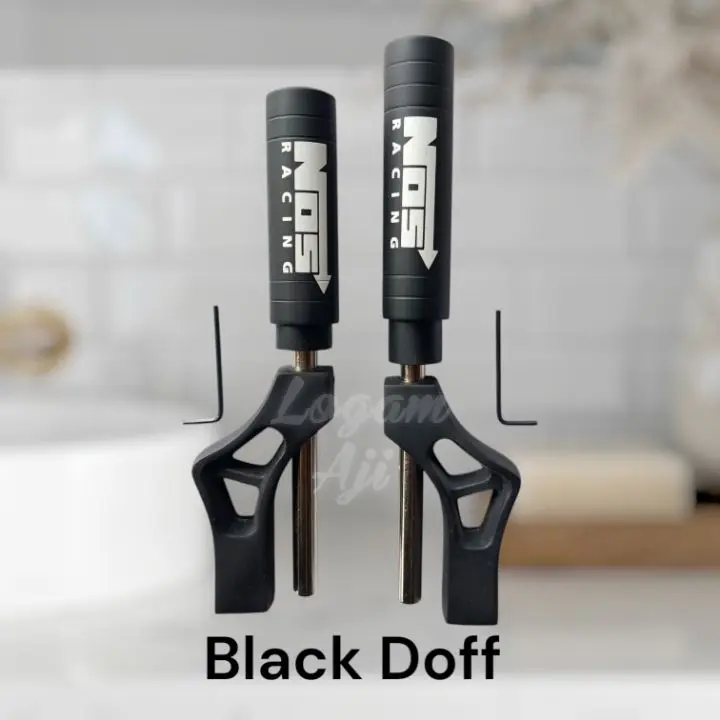 Extender Tuas Gigi Mobil Manual / Tongkat Persneling Universal / Gear Shiftknob Black Doff Car
