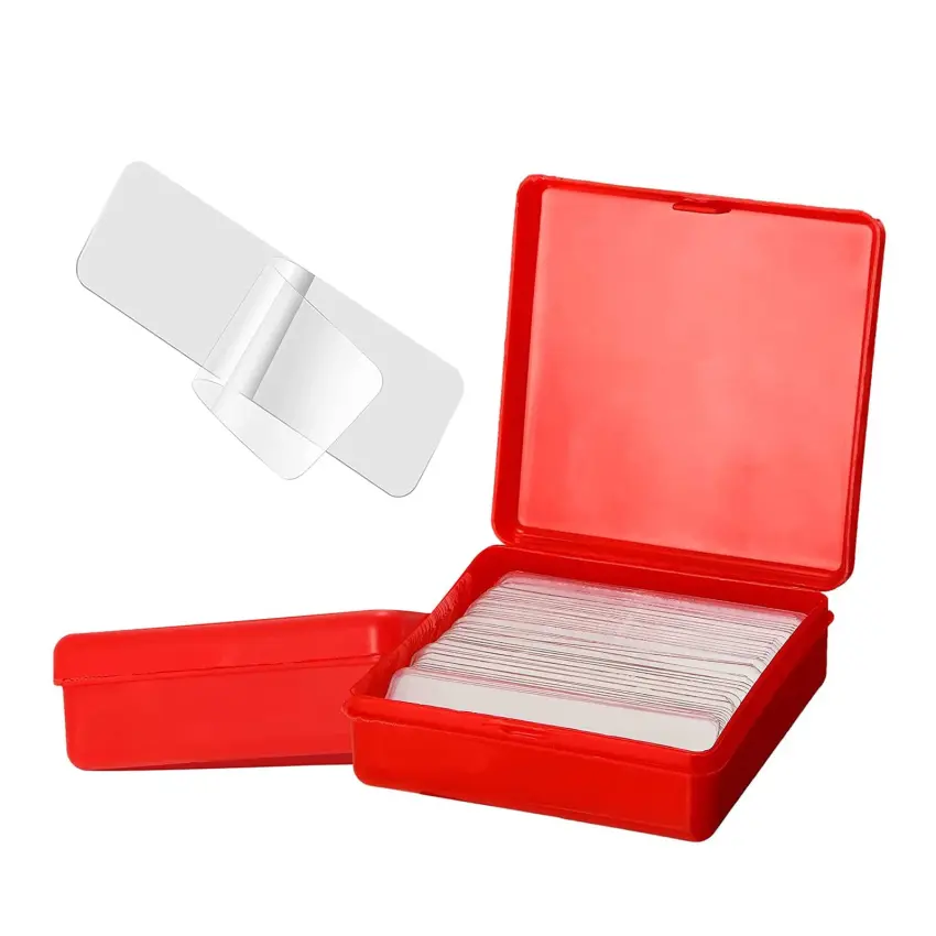 60 pcs Double Sided Mounting Tape,Reusable Multifunctional Double Sided Adhesive Tape, Mounting Tape Strong Adhesive Non-Marking Transparent Double Sided Tape, Without Cropping, No Residue  Feature:SUPER STRONG ADHESION –Double-sided acrylic strips