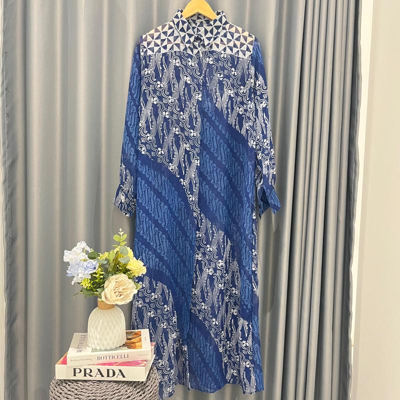 Cardigan batik Modern Style Fit moscrap material 3
