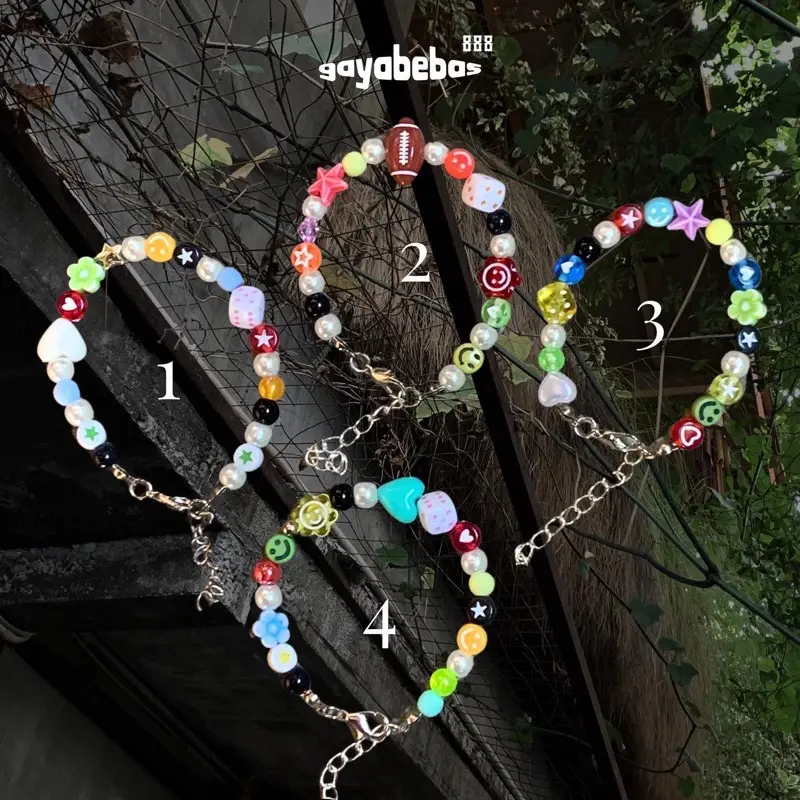 Gelang manik manik Y2K beads bracelets - Shop | Tokopedia