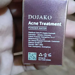 DOJAKO Acne Treatment Powder Water Perawatan Obat Totol Jerawat Hydrating Salicylic Acid Lactic Acid Calamine Centella Root Extract Berjerawat Kering Wajah Memudarkan