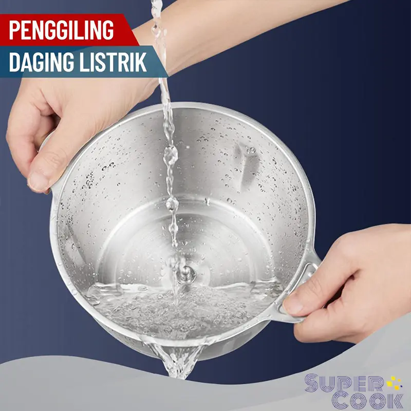 COD Supercook Blender Chopper Stainless Steel 2L Penggiling Bumbu Daging Sayur Buah / Food Processor 1