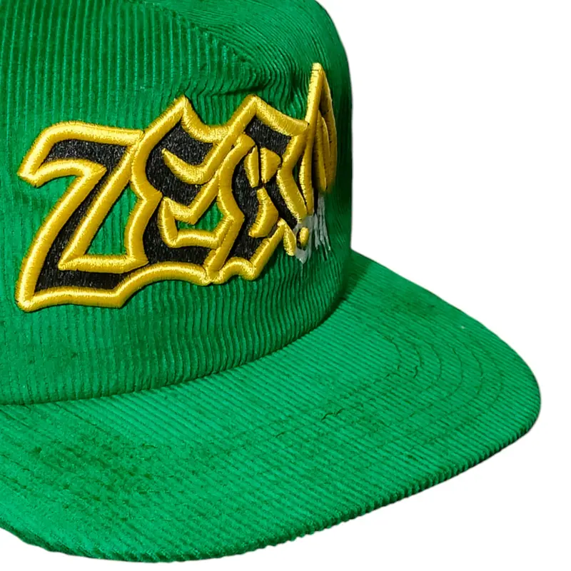 Topi Corduroy Snapback bordir for skena outfit 4
