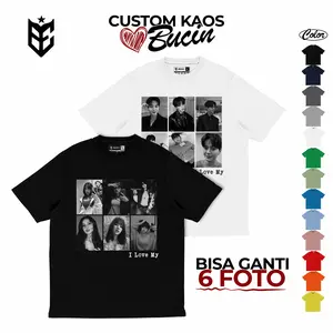 BE INC - Kaos Custom Bucin Couple I Love My T-shirt (Pria & Wanita) | Kaos Cotton Combed 24s Custom Sablon