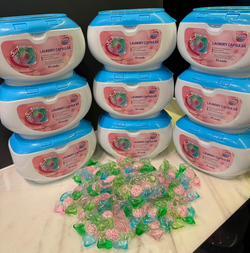 Product Introduction of 100/200/300Pcs PARSILY 5-in-1 Laundry Pods for Convenient and Efficient Cleaning 23