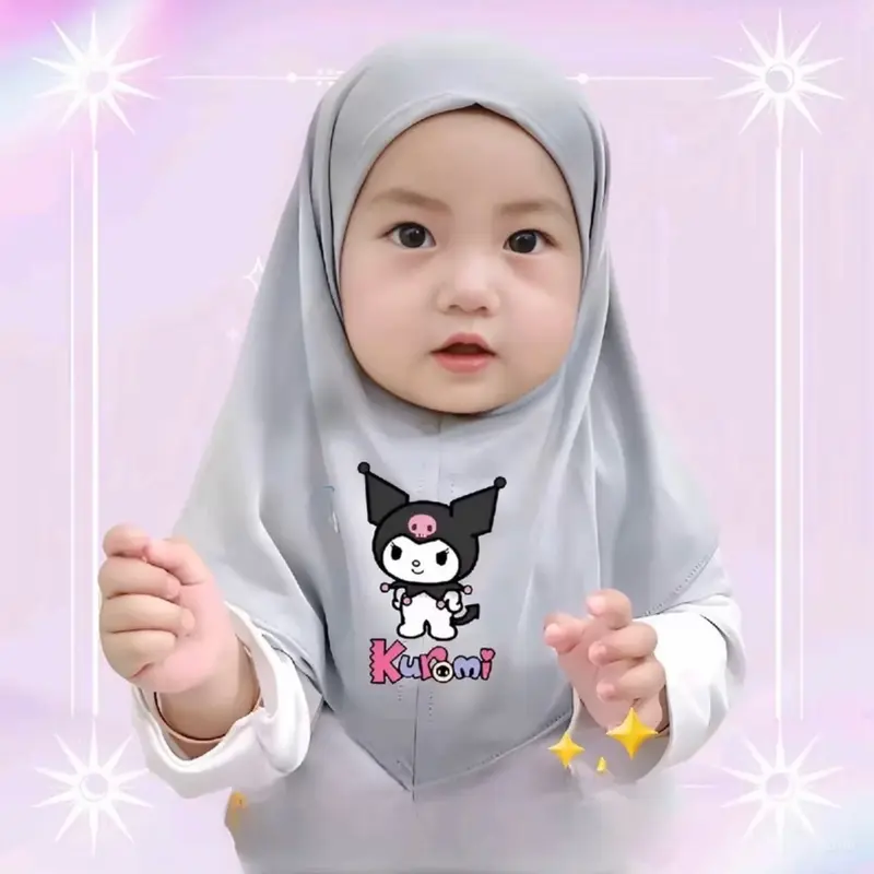 ￼Hijab anak bayi 0 6 bulan 1 2 3 4 tahun HIJAB BAYI KUROMI Kereudung bayi hijab bayi 3
