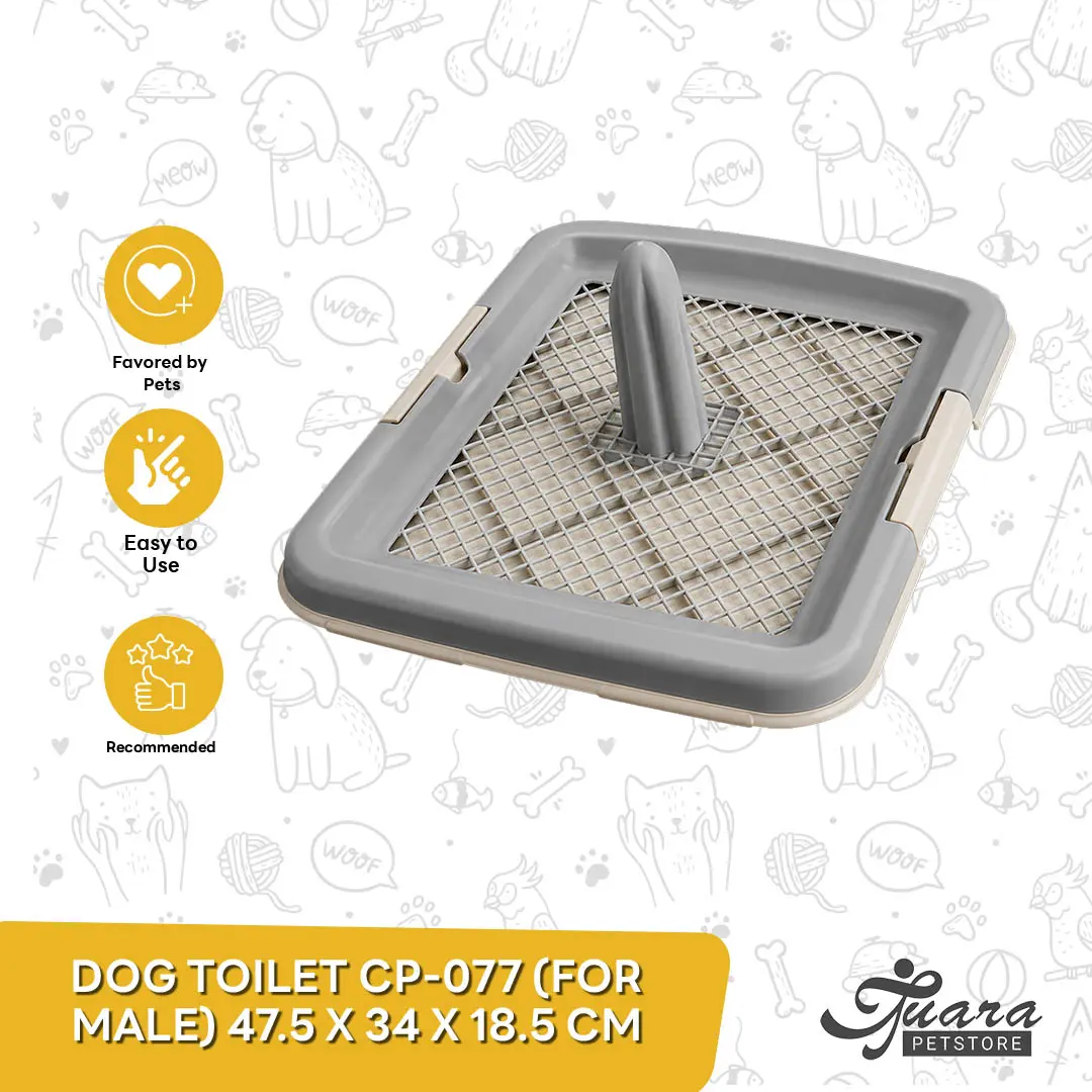 Dog Toilet Training Pee Pad Tray for Male CP-077 47.5x34x18.5cm