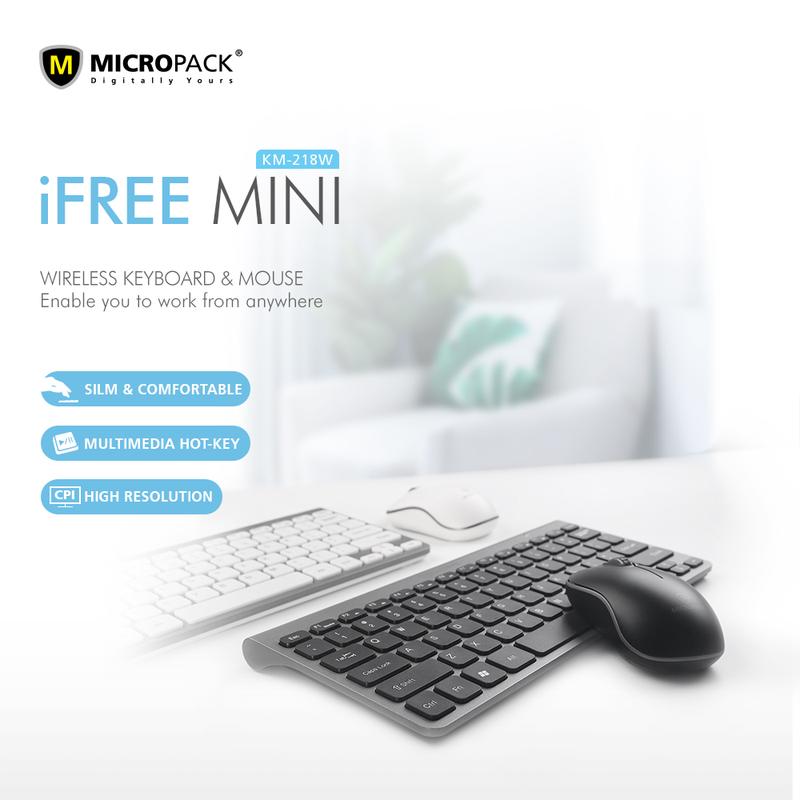 Product Introduction of Slim Wireless Mouse and Keyboard Combo KM-218W 5