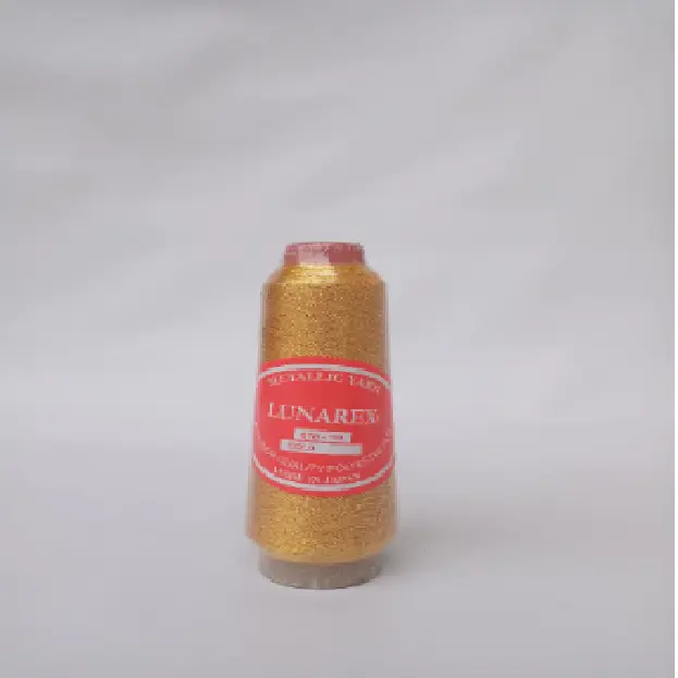 Lunarex Benang Metalik Lunarex Gold - Benang Berkualitas Tinggi untuk tenun, bordir dan hiasan