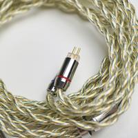 Gambar XINHS Bright Attack Clear Open Treble B.A.C.O.T. V2 with Rhodium Jack 4 Core Oil Immersed Gold Plated OFC Earphone IEM In Ear Monitor Cable Upgrade - 2 Pin - 3.5mm dari Bass Audio Official Kota Bandung 4 Tokopedia
