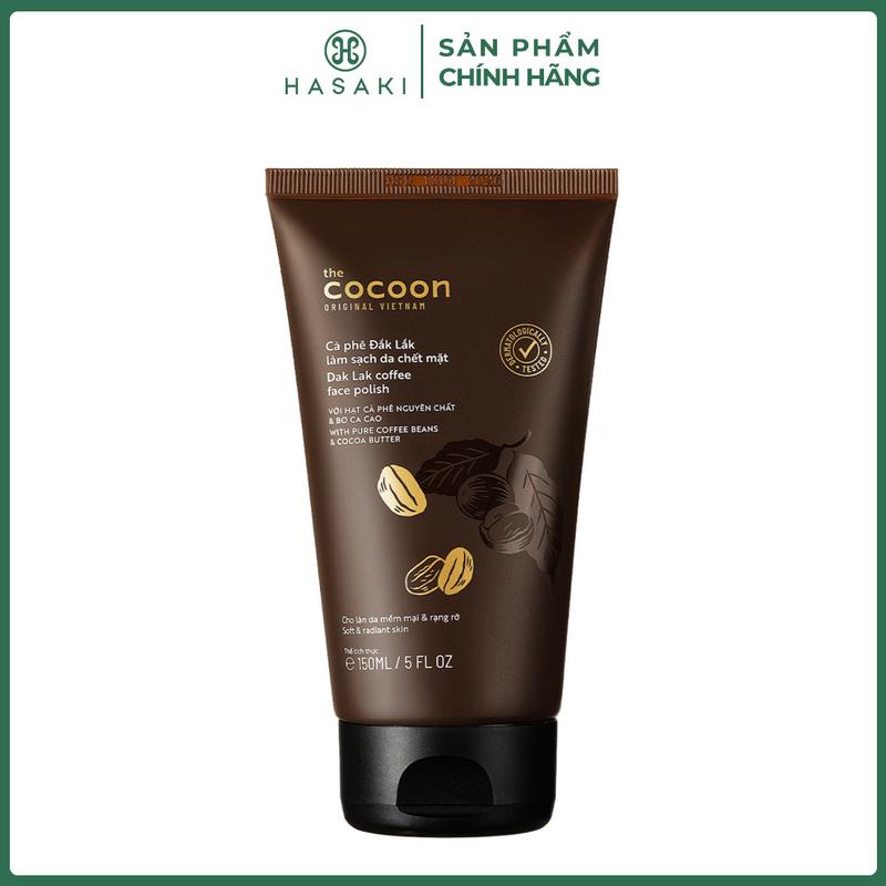  Tẩy Tế Bào Chết Da Mặt Cocoon Cà Phê Đắk Lắk 150ml Cho Da Nhạy Cảm | HASAKI BEAUTY 