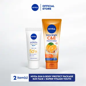 NIVEA Sun & Body Protect Package - Sun Face + C&E