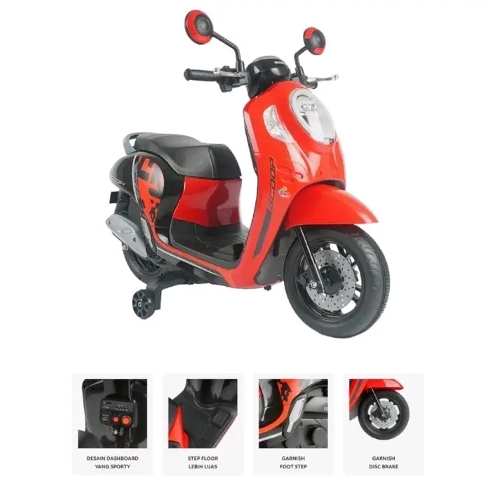 Mainan Motor Aki Anak Scoopy 1