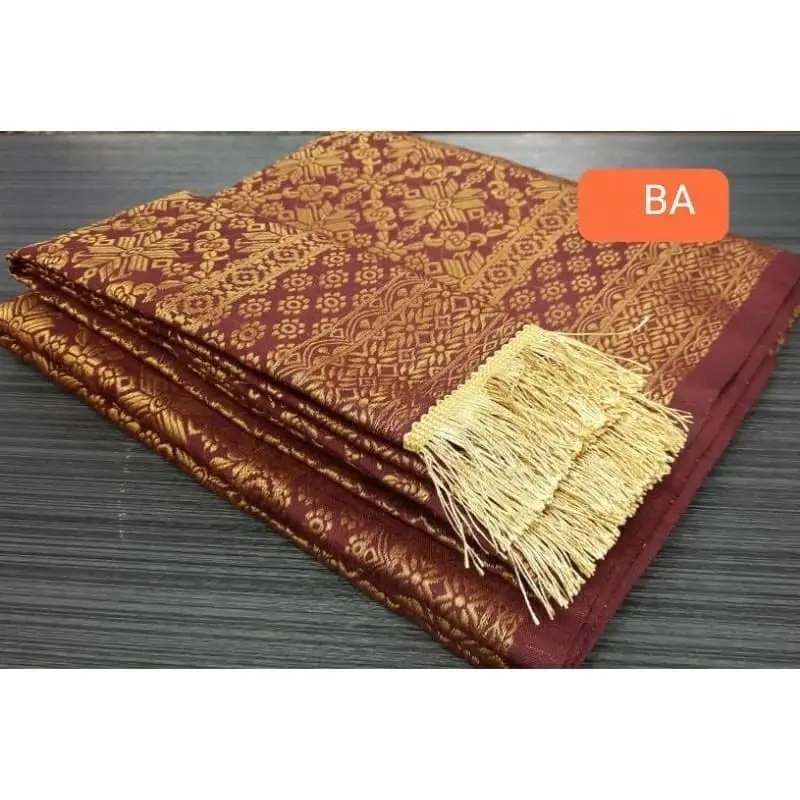 kebaya-jakarta - Rok songket dan slendang songket / Songket palembang / Rok lilit songket/ Slendang premium