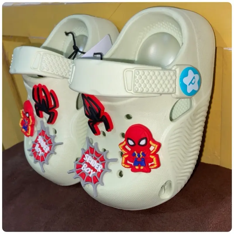 Sandal Bunyi cit-cit Baim Anak Laki-laki  Size 20-23 Terbaru/sandalbaimbunyi/sandalspiderman 3