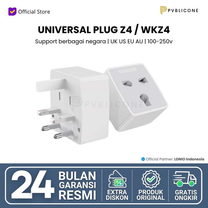 Gambar Universal PLUG Z4 Travel Power Socket Adapter 6A ORIGINAL LDNIO - Promo  dari PVBLIC ONE Kota Tangerang Tokopedia