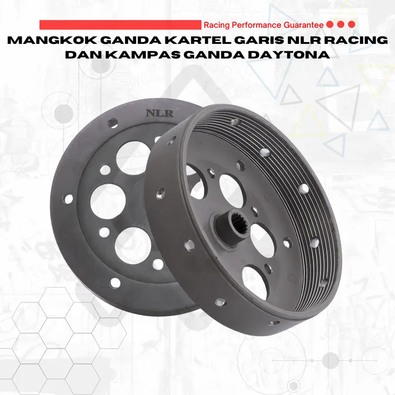 Daytona Kampas Ganda Racing set Mangkok Kartel Garis Anti gredeg Penambah Tenaga Untuk Motorcycle Vario Nmax Beat fi esp Mio Stylo Scoopy Genio Beat street 2