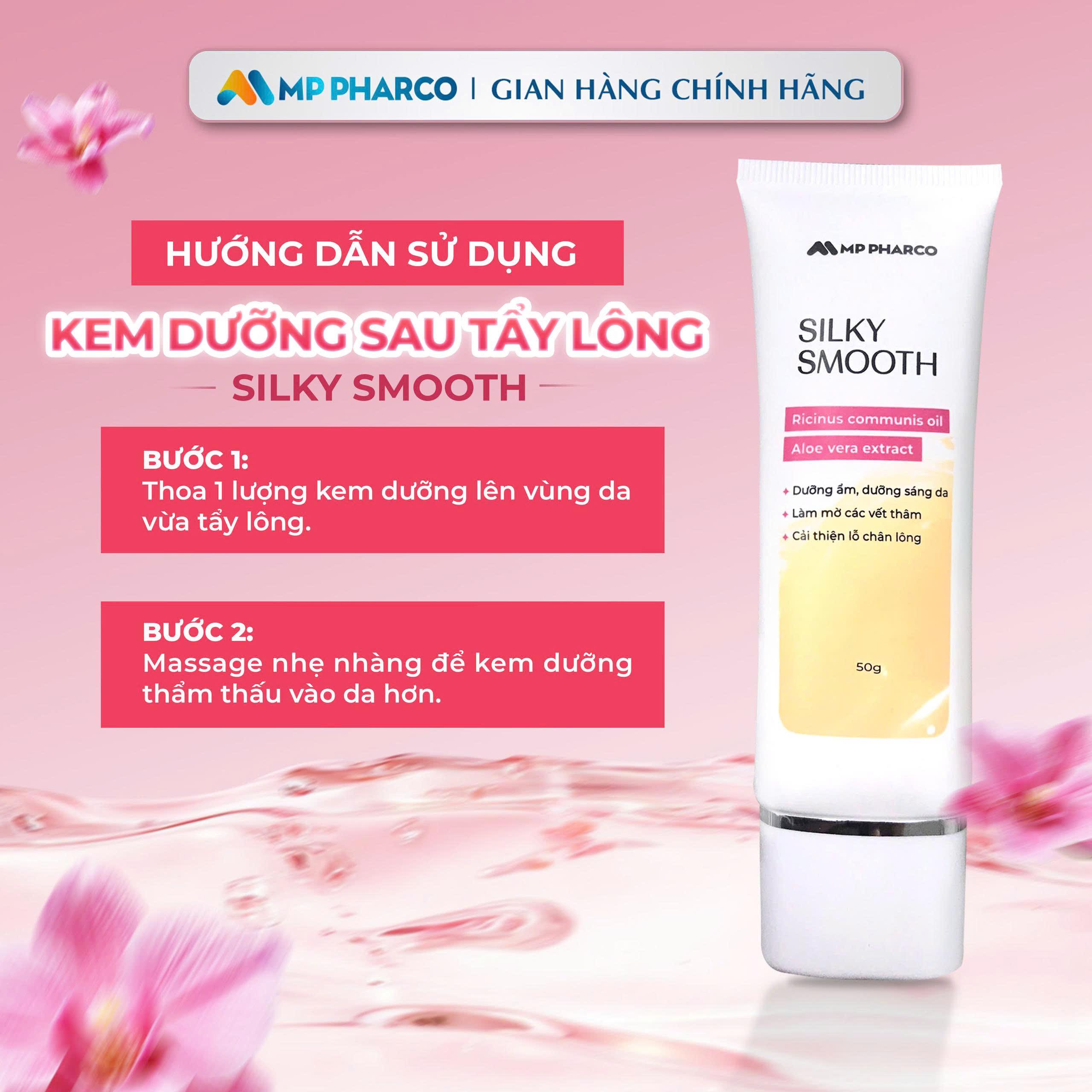 MP16 Kem dưỡng sau tẩy lông Silky Smooth dưỡng ẩm ,làm dịu da ,tuýp 50g