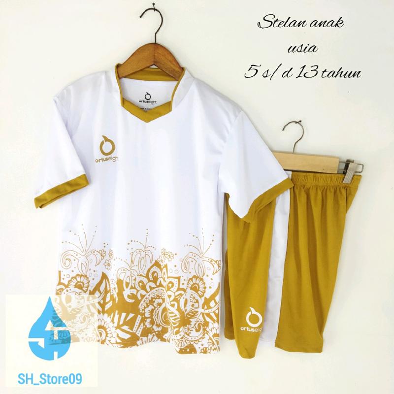 Jersey anak 5-13 tahun/set baju olahraga anak bahan adem dan nyaman ketika di pakai,cepat kering 2
