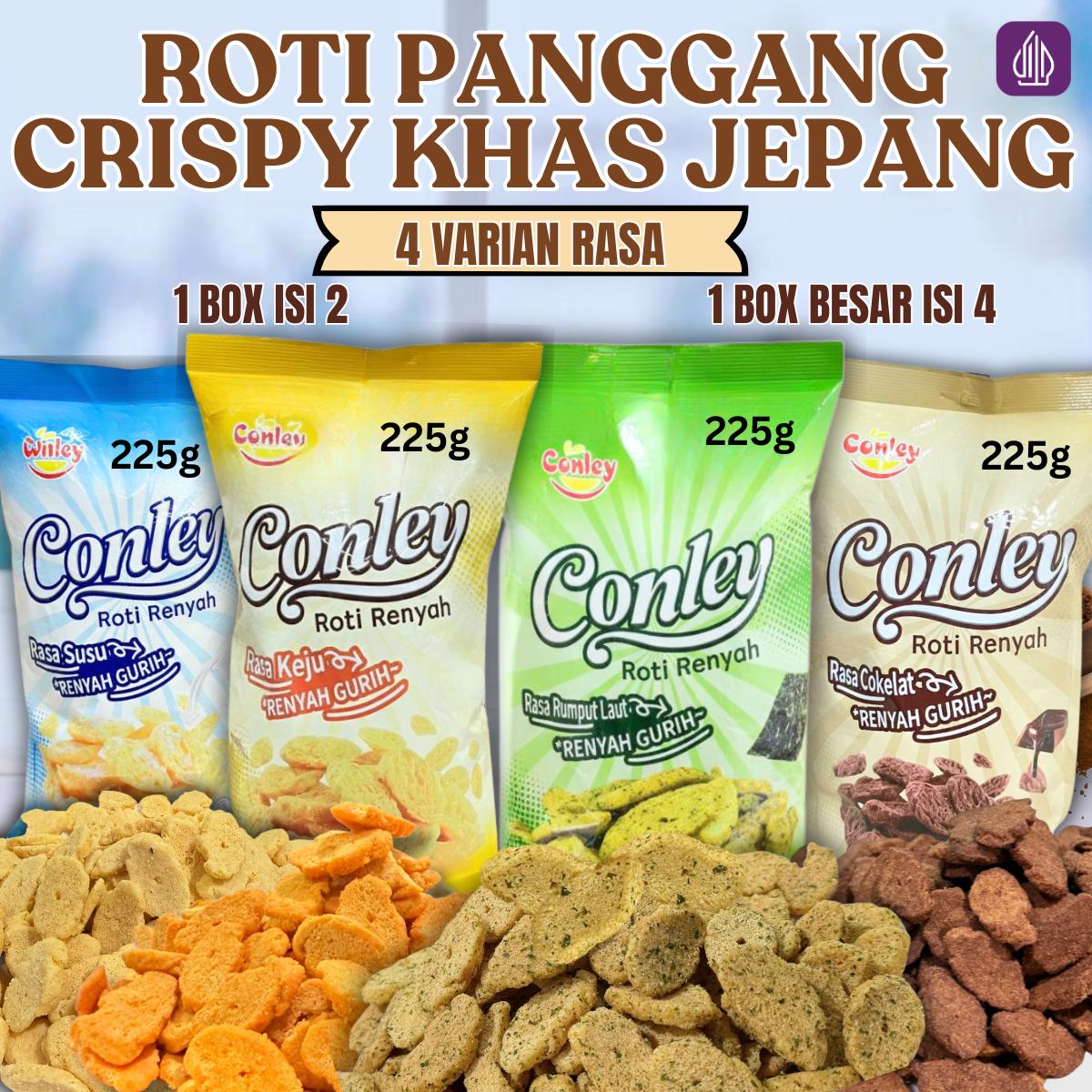 COD (Halal) Roti panggang crispy Jepang/roti panggang Krispi/rasa coklat/keju/rumput laut/susu/sarapan anak/camilan/promo murah/renyah gurih/siap makan/kemasan praktis/cocok untuk bekal/tahan lama/kualitas premium