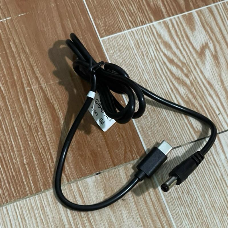 Cáp Typec Cấp Nguồn Cho Wi-fi 12v Sử Dụng Cho Tất Cả Wi-fi Lấy Nguồn Từ Sạc Dự Phòng Có Sạc Nhanh 22.5w Pd