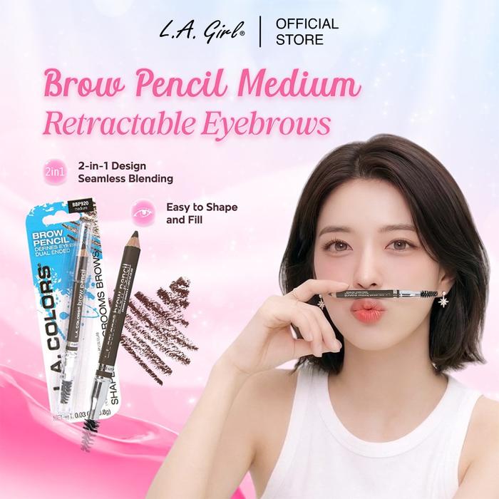 Gambar LA Colors Brow Pencil Medium dari LA Girl Indonesia Kota Administrasi Jakarta Barat Tokopedia