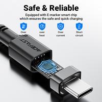 Gambar Kabel Data Charger Spring USB-A To USB-C ACEFAST Acewire Pro C14-04 Fast Charging dari Acefast ID Kota Administrasi Jakarta Utara 5 Tokopedia