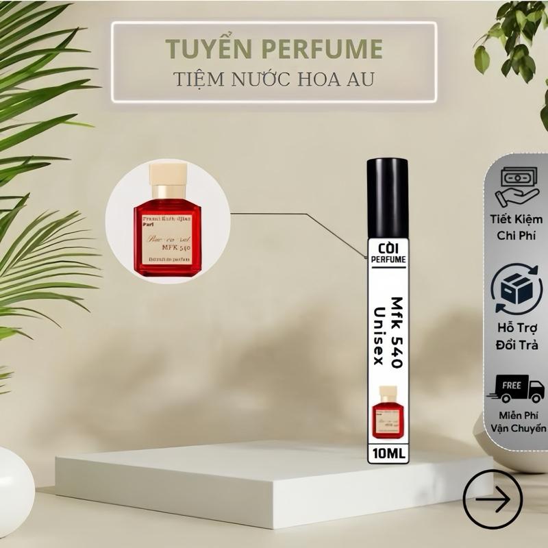 MFK 540 Unisex Nước Hoa Xít Thơm - Tỉnh Tê Cuôn Hut - Sang Trọng Pertume Cosmetic Women Tinh Dâu