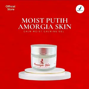 MOIST PUTIH AMORGIA SKIN (CALM MOIST CALMING GEL) (Moisturizer Pelembab Wajah Perawatan)