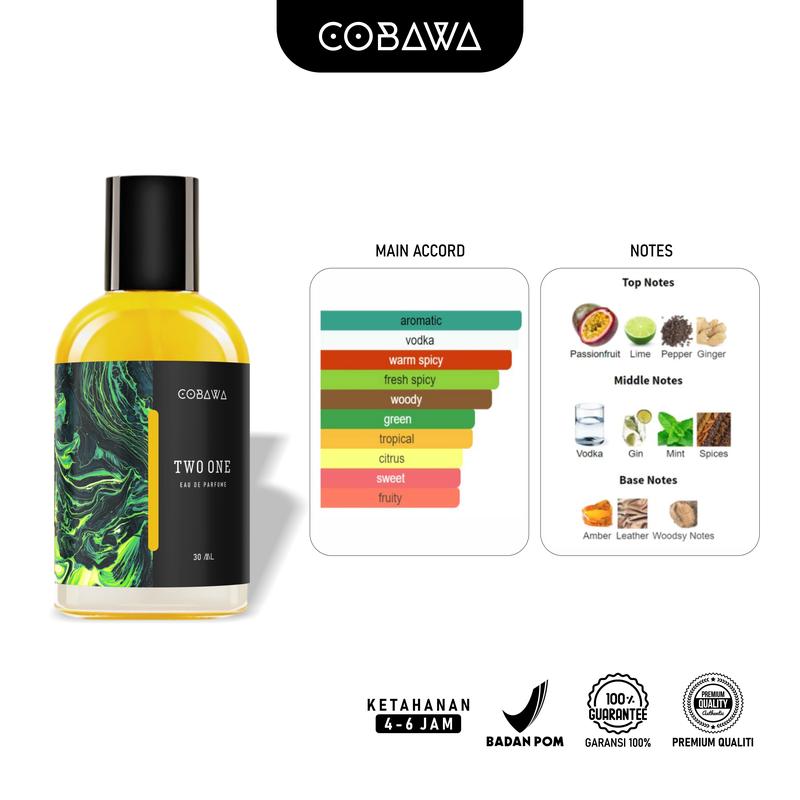 DAPAT 4 PARFUM BEST SELLER Cobawa Eau De Parfum 30 ml Parfum Pria Tahan Lama 5