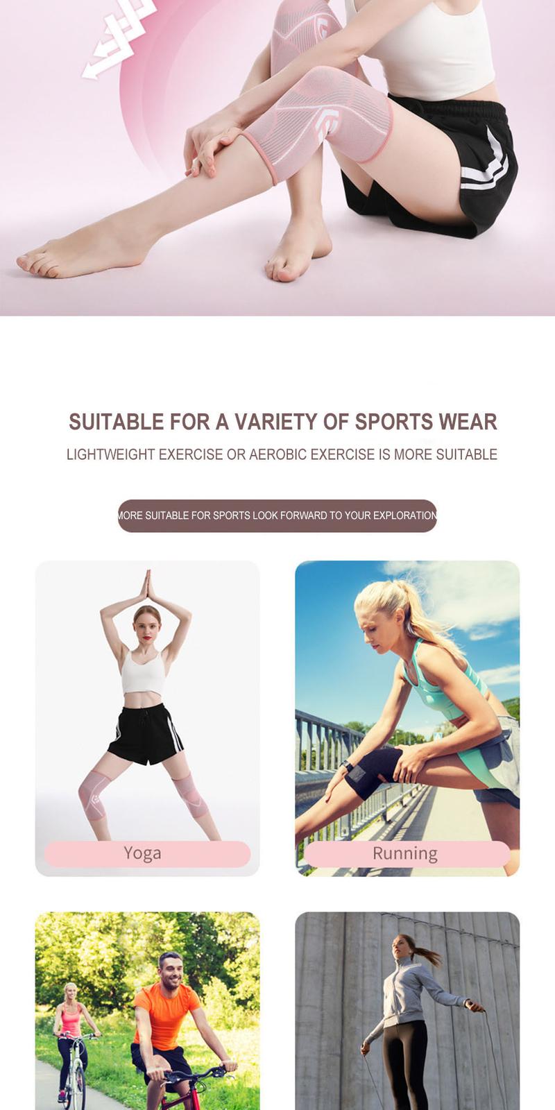 Product Introduction of AOLIKES 1PCS Knee Brace Support for Arthritis Joint Nylon Sports Fitness Compression Sleeves Kneepads Cycling Running Protector 10