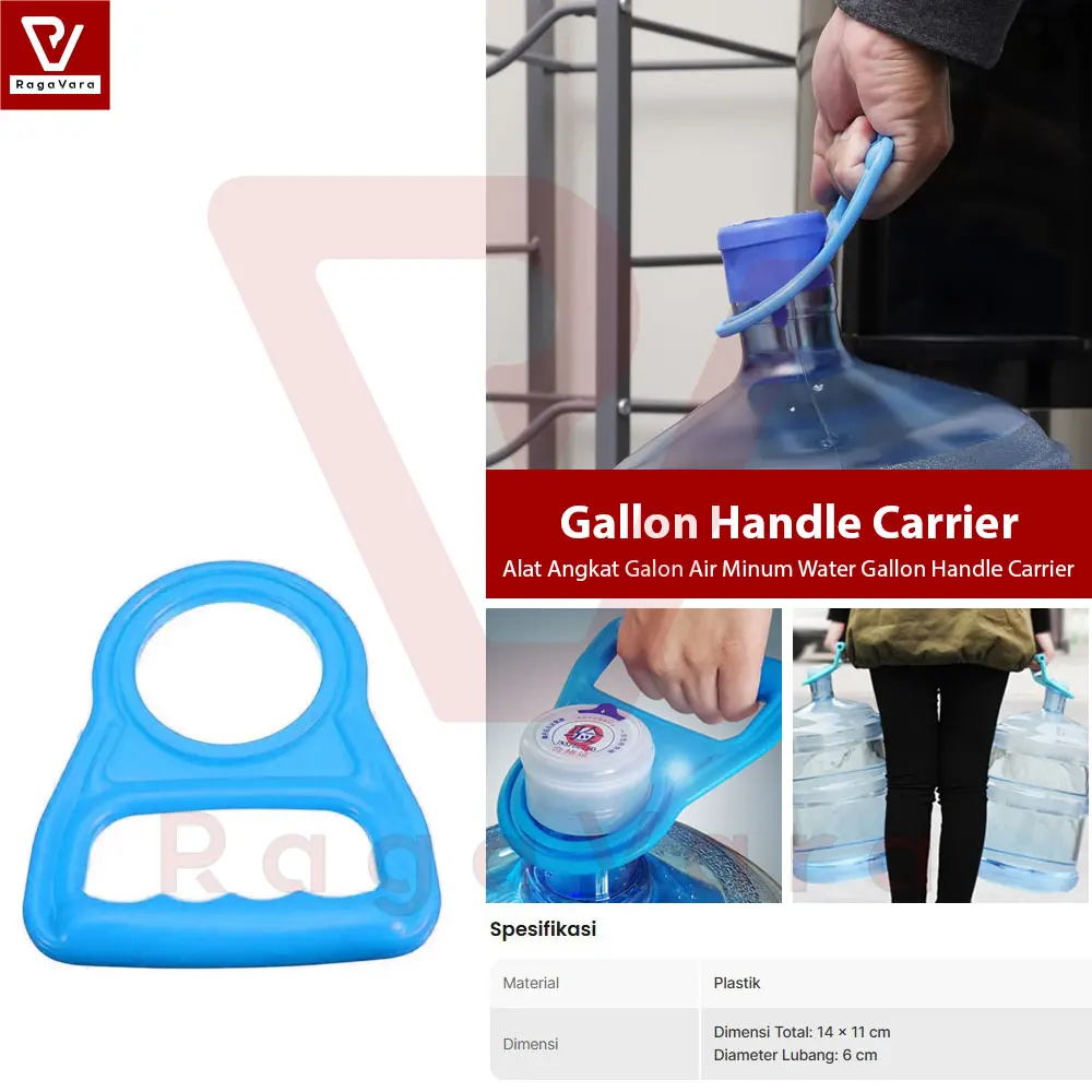 Alat Angkat Galon Air Minum Water Gallon Handle Carrier Plastik