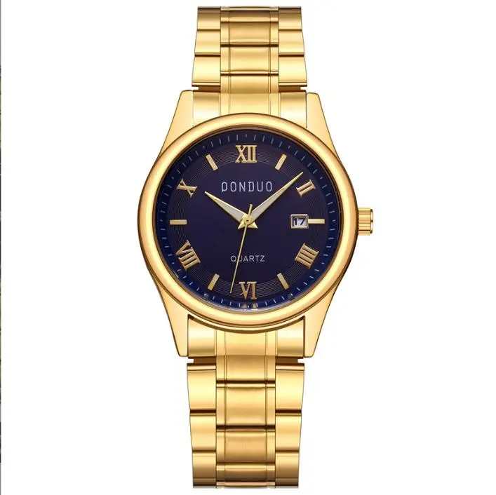 Đồng Hồ Đeo Tay Tự Động, Nhật Bản, Không Gỉ, Vàng Và Đen, Dành Cho Nữ Women Watch Ví