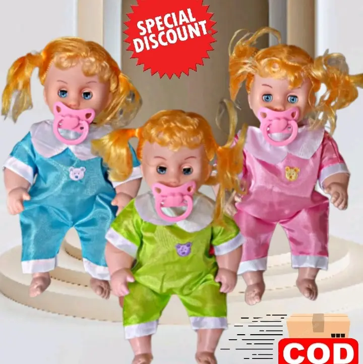 SH 189 boneka bayi nangis empeng / boneka nangis owek owek / boneka nangis empeng / bayi nangis boneka dot Hadiah Dolls 0