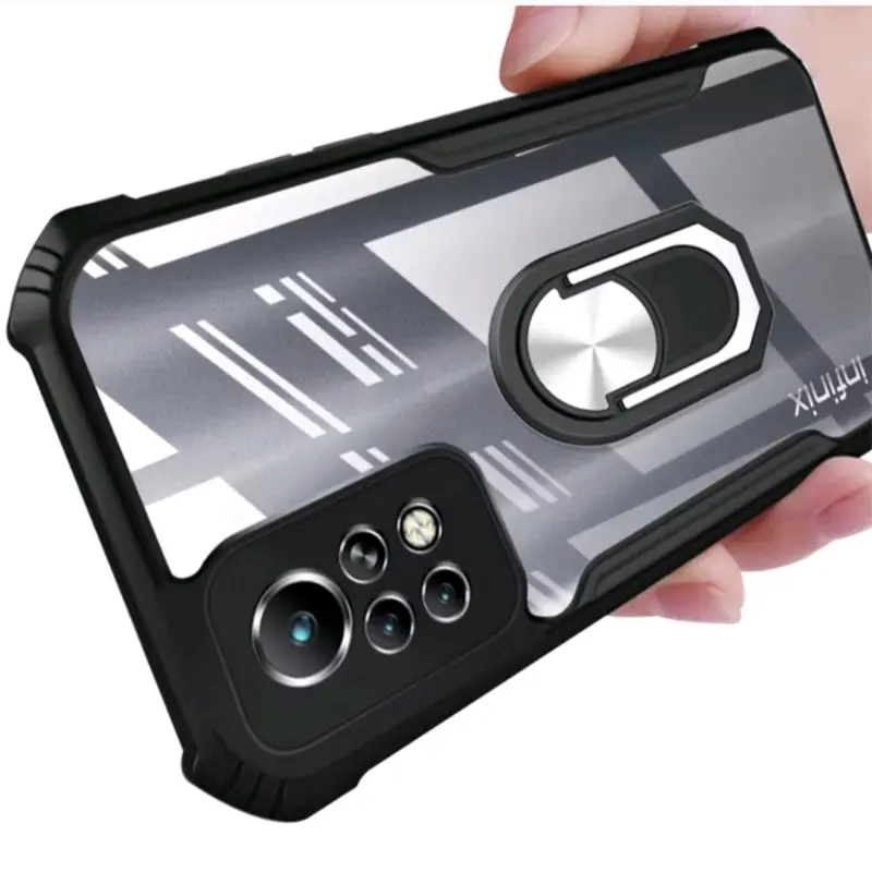 M/C Case For Tecno Spark 20 Pro+ Shockproof Premium Acrylic Transparant 6