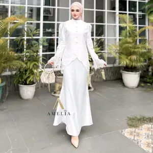 AMELIIA.ID | Ayuna Dress Malaysian Gamis Lebaran 2026 Baju Kondangan Wisuda Lamaran Bridesmaid Wedding Pesta Slim Body Fit Duyung Mermaid Fashion Wanita Terbaru 2026