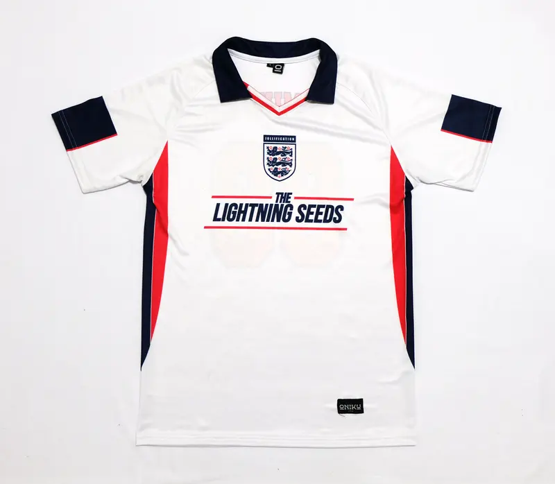 jersey Band / jersey Casual / jersey Futsal / jersey Bola / jersey vintage / jersey Clasic / jersey Retro / kaos band Sport Cepat Kering Nyaman Uniseks Olahraga vintage The Lightning Seed 0
