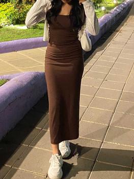 Product Review of Celia Dress || Dress Long Wanita - dress rib tali satu from s**a 0