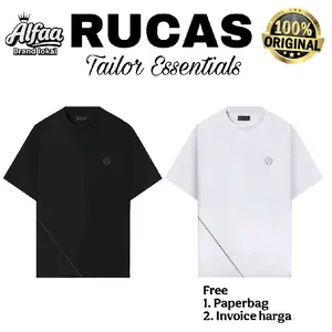 100% Original Rucas Free paperbag Rucas essentials Tee Brown Grey Black