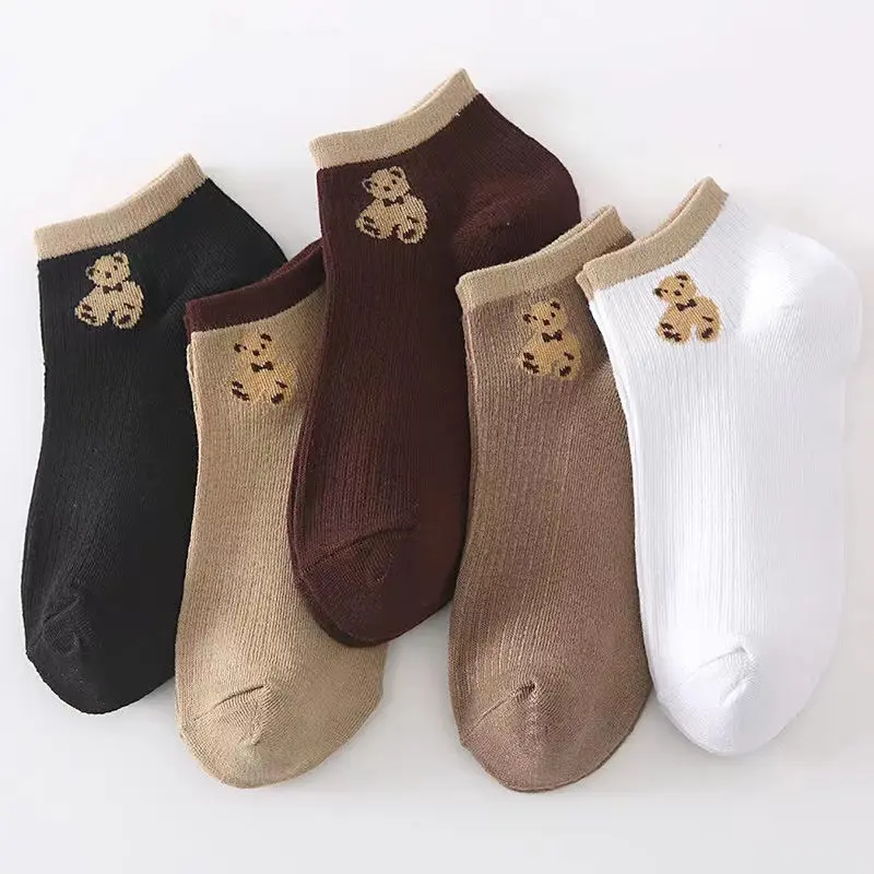 BAS K10 Kaos Kaki Pendek Semata Kaki / Kaos Kaki Bear / Kaos Kaki Motif Beruang / Kaos Kaki Fashion 5