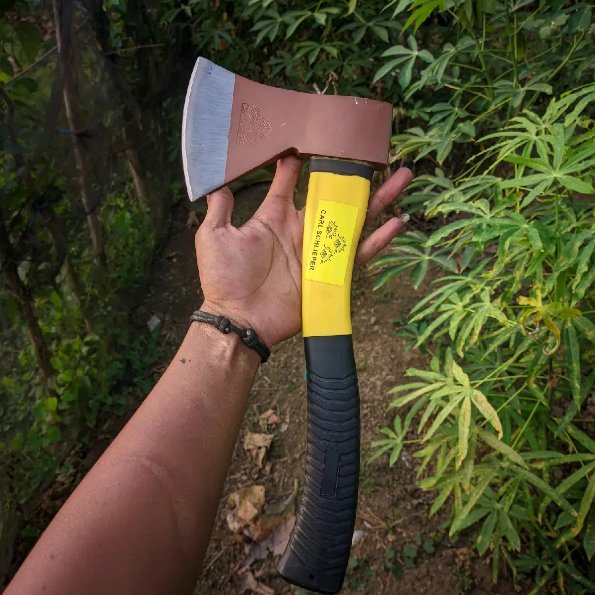 Kampak Cap Schlieper/Cap Mata Gagang Menggunakan Karet Fiber Nyaman Digenggam Original Jerman 100%