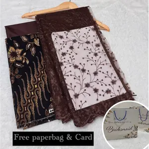 Set/Paket Kain Bridesmaid Tile flora, Batik & Satin/furing