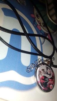 Product Review of Kalung Liontin Yin Yang Art Kaca Cembung Tali Kulit Rantai Stainless Steel from O** I**o 1