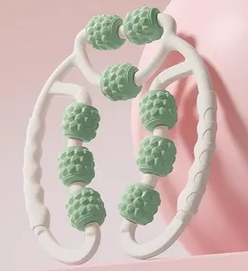 BEST KORSET Alat Pijat Roller Wheel Massage Manual Relaksasi Kaki Lengan Leher Badan Untuk Yoga | RM01 Terapi Punggung Pijit Therapy