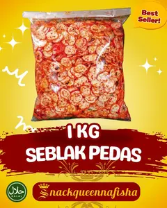 SEBLAK KERUPUK BAWANG 1 KG Food Snacks Pedas Camilan