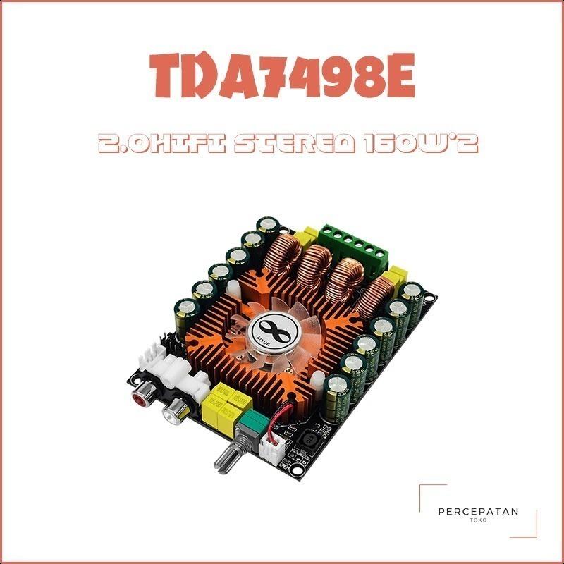 Wuzhi Audio | TDA7498E daya tinggi digital power amplifier papan 2.0HIFI stereo daya tinggi 160W * 2 dukungan BTL220W zk