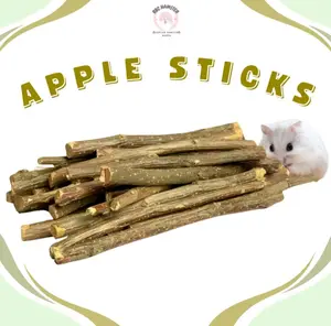 APPLE STICK GIGITAN HAMSTER,SUGAR GLIDER SIZE 13-15 CM APPLE CHEW TOY