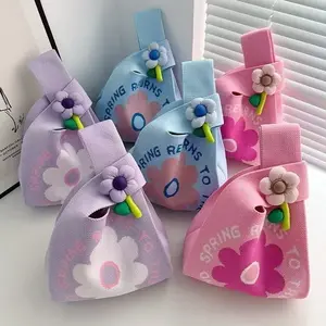 Tas Anyaman Unik - Tote Bag Kanvas Stylish, Desain Karakter Cantik, Tas Belanja Eco-Friendly, Cocok untuk Wanita Elegan