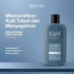 Kahf Body Wash Cooling and Brightening 200 ml - Sabun Mandi Cair Pria